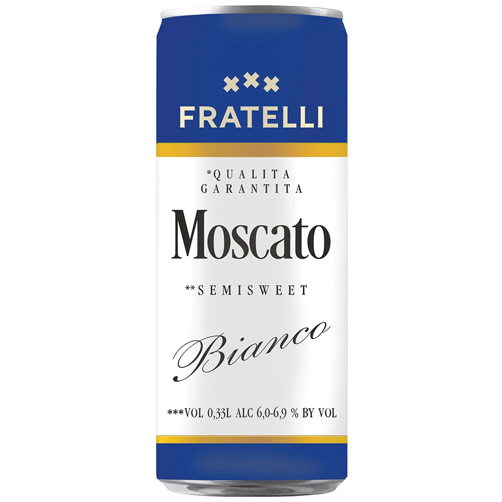 Напій винний Fratelli Moscato Bianco, 330 мл