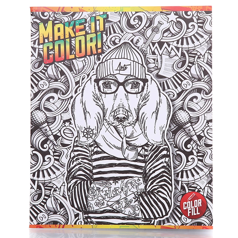 Зошит Школярик Make It Color клтінка 48 аркушів в асортименті (4820006470081)