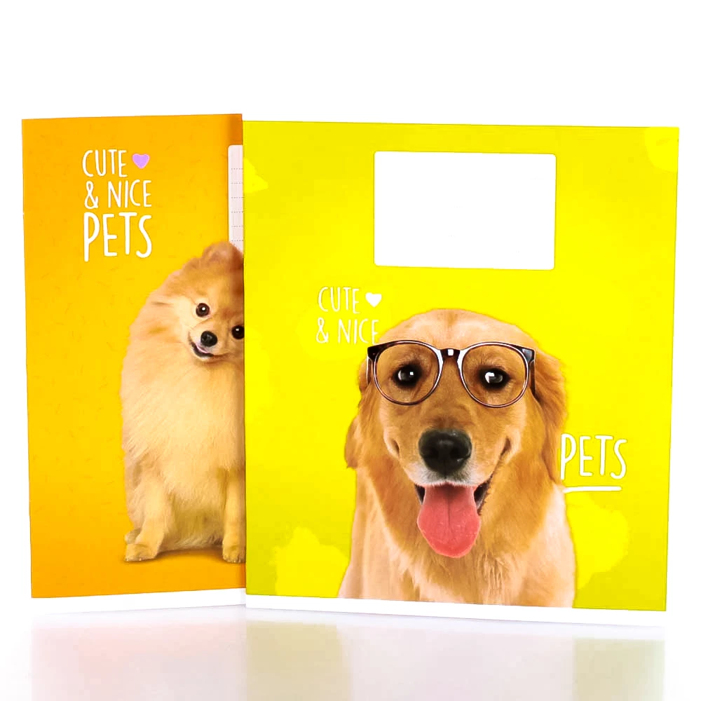 Зошит загальний в лінійку Cute & Nice Pets, А5 (12 стор)