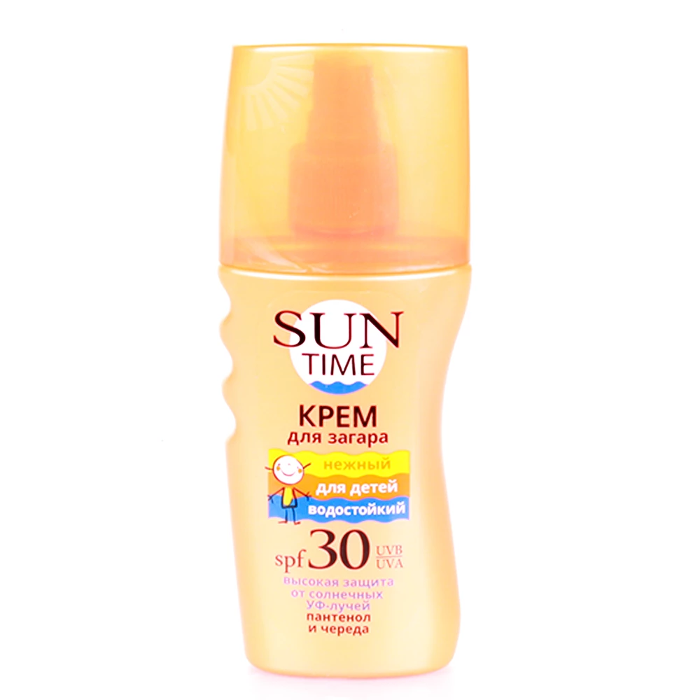 Спрей-крем Еколла Sun Time SPF 30 для дітей, водостійкий