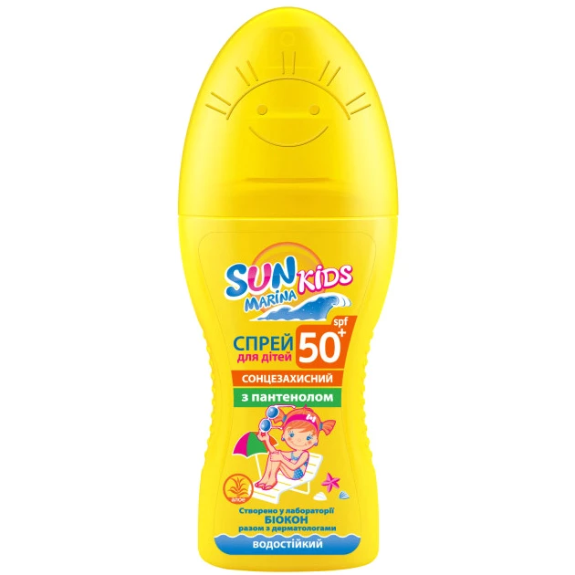 Сонцезахисний спрей для дітей Биокон Sun Marina Kids SPF-50, 150 мл
