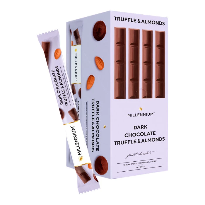 Батончик Millennium Truffle & Almohds в темному шоколаді 38 г (4820075503918)