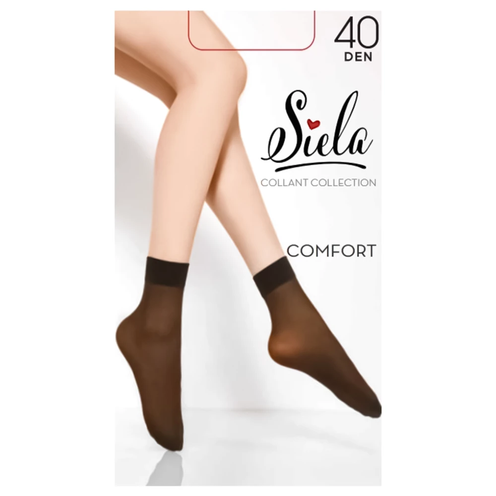 Шкарпетки жіночі Siela Comfort 40 DEN, Nero