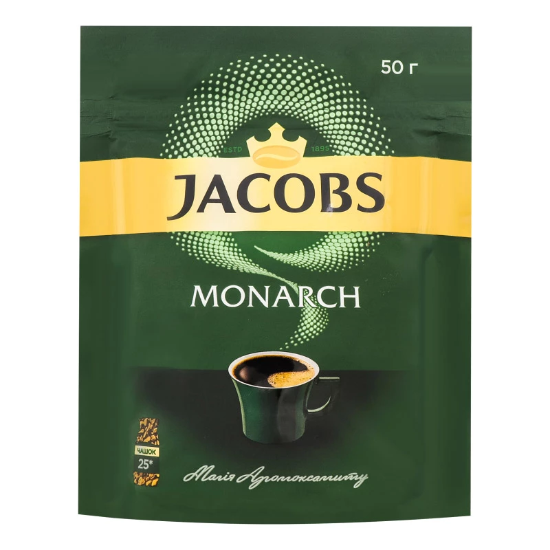 Кава Jacobs Monarch розчинна 50 г (4820206290106)