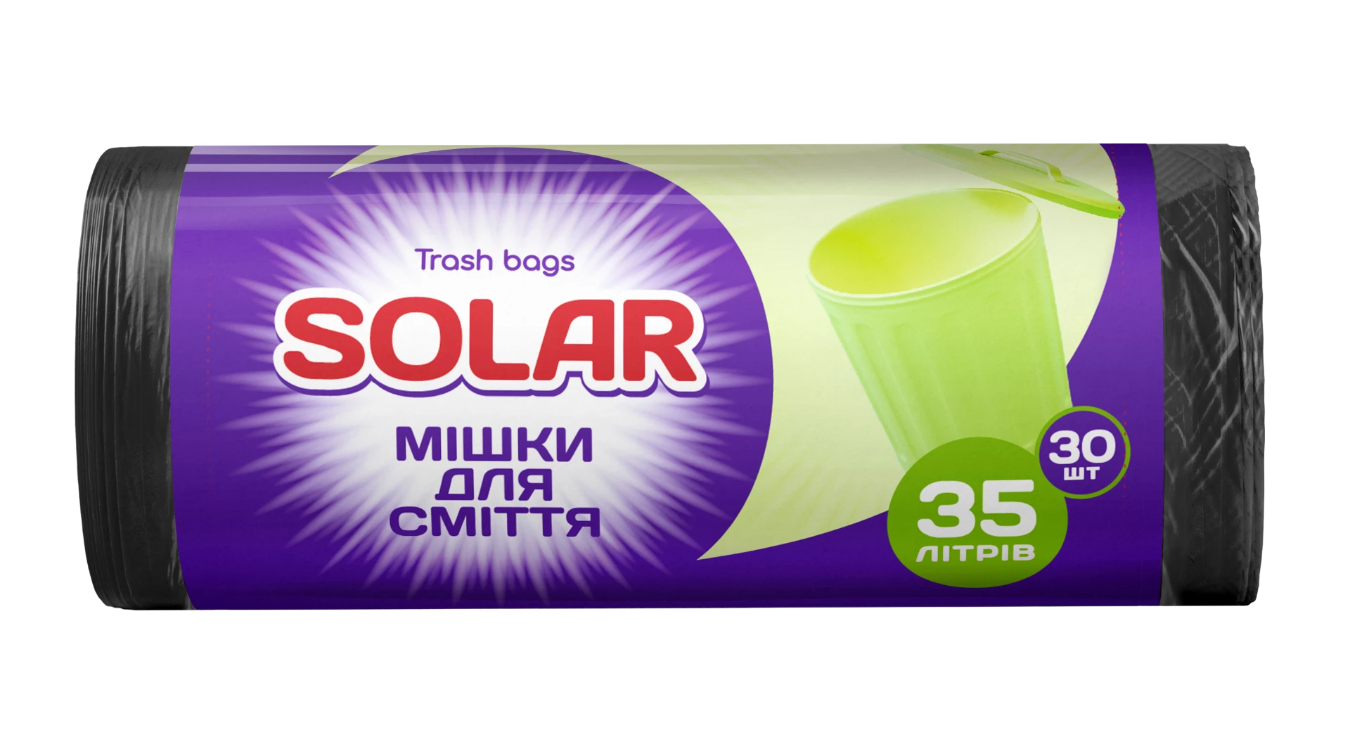 Мішки для сміття Solar Household 35 л, 30 шт.