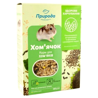 Корм для хом'яків Природа Хом'ячок 500 г (4823082410705)
