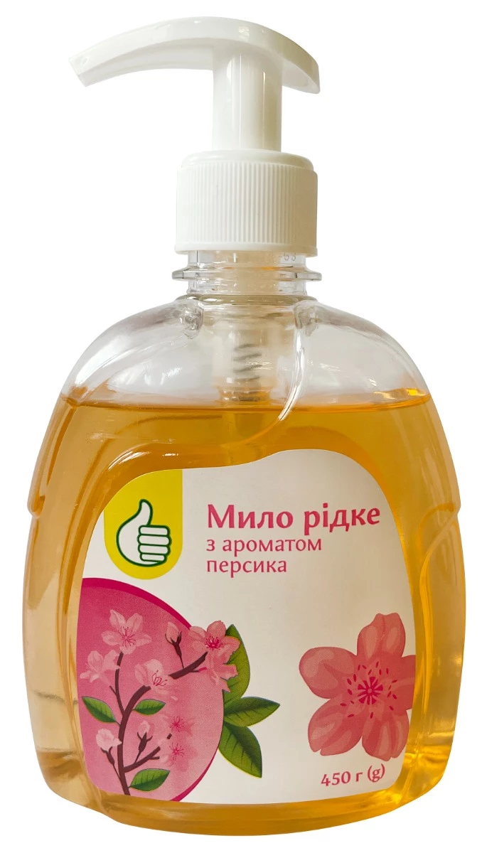 Мило рідке Pouce персик, 450 мл