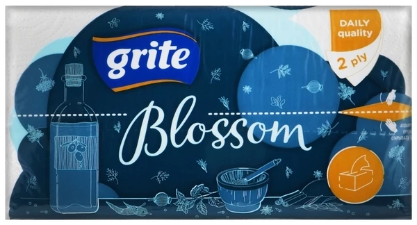 Рушники Grite Blossom, 2 шари, 120 аркушів