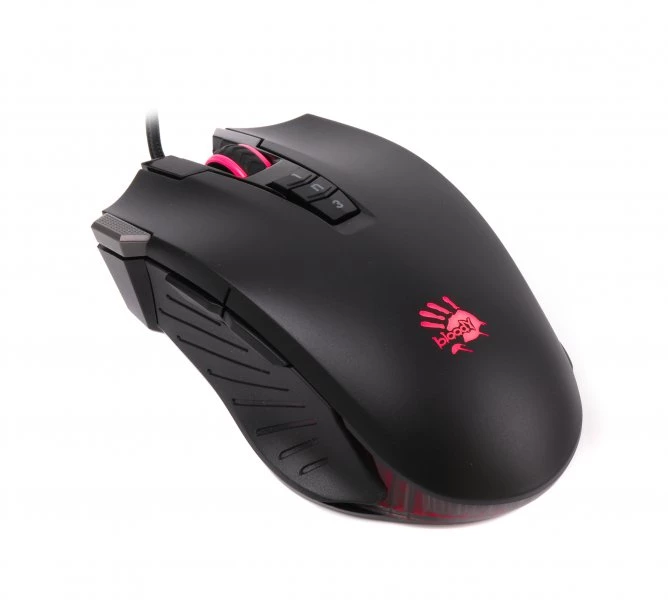 Миша ігрова A4-Tech Bloody V9M, чорна, з підсвічуванням, USB