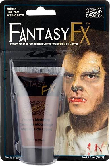 Грим на водній основі Mehron Fantasy FX Wolfman/Dark Brown 30 мл (FFX-WBR) (764294501437)