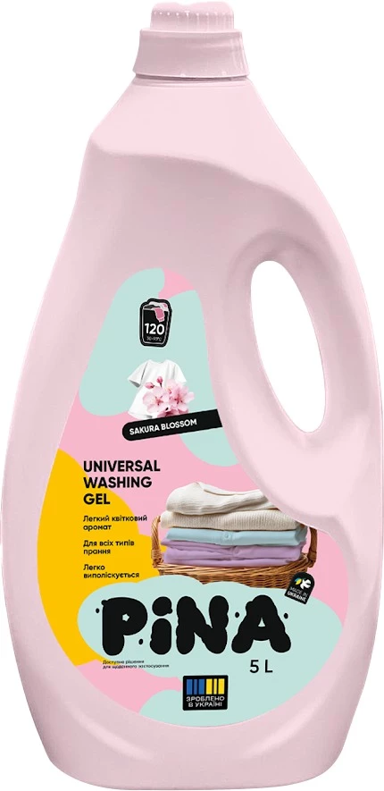 Гель для прання Pina Universal Sakura Blossom 5 л (4820287020371)