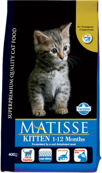 Сухий корм 1.5 кг для кошенят, вагітних і кішок що годують. Farmina Matisse Kitten з куркою
