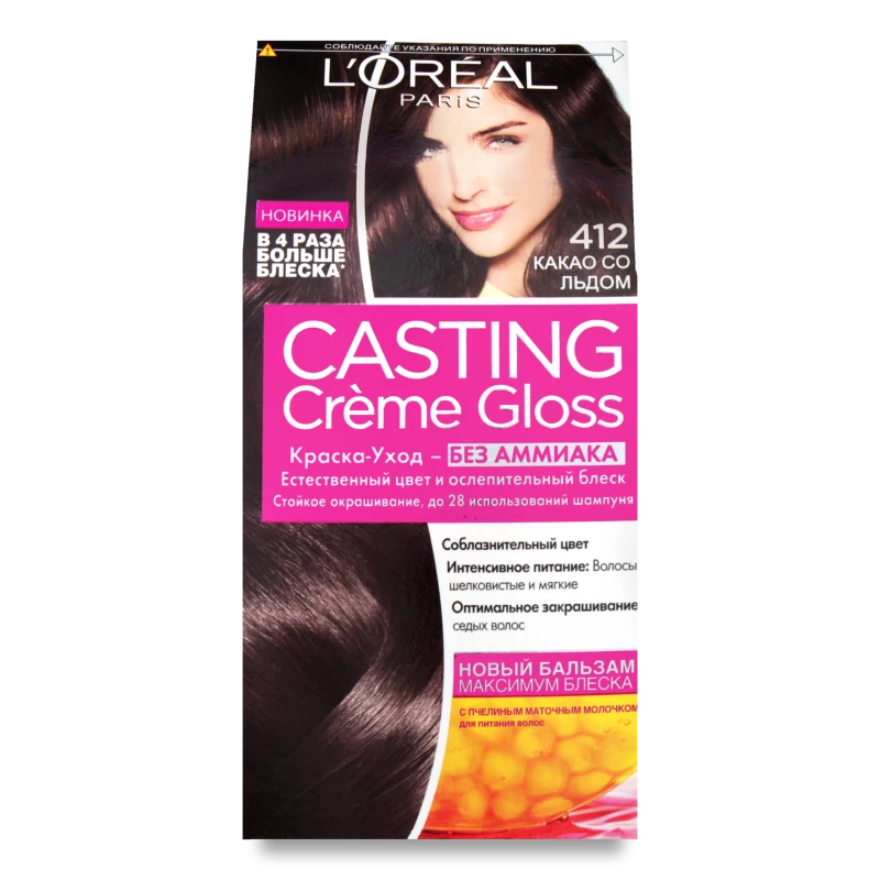 Фарба для волосся L'oreal Casting Ceme Gloss, тон 412