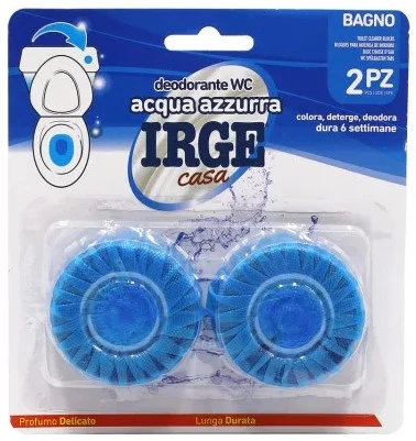 Таблетки для зливного бачка Irge Blue water, 2 шт.