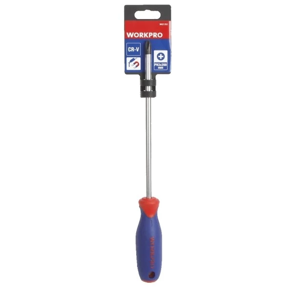 Викрутка хрестова Workpro, CR-V PRO, PH3 x 200 мм (W021253)