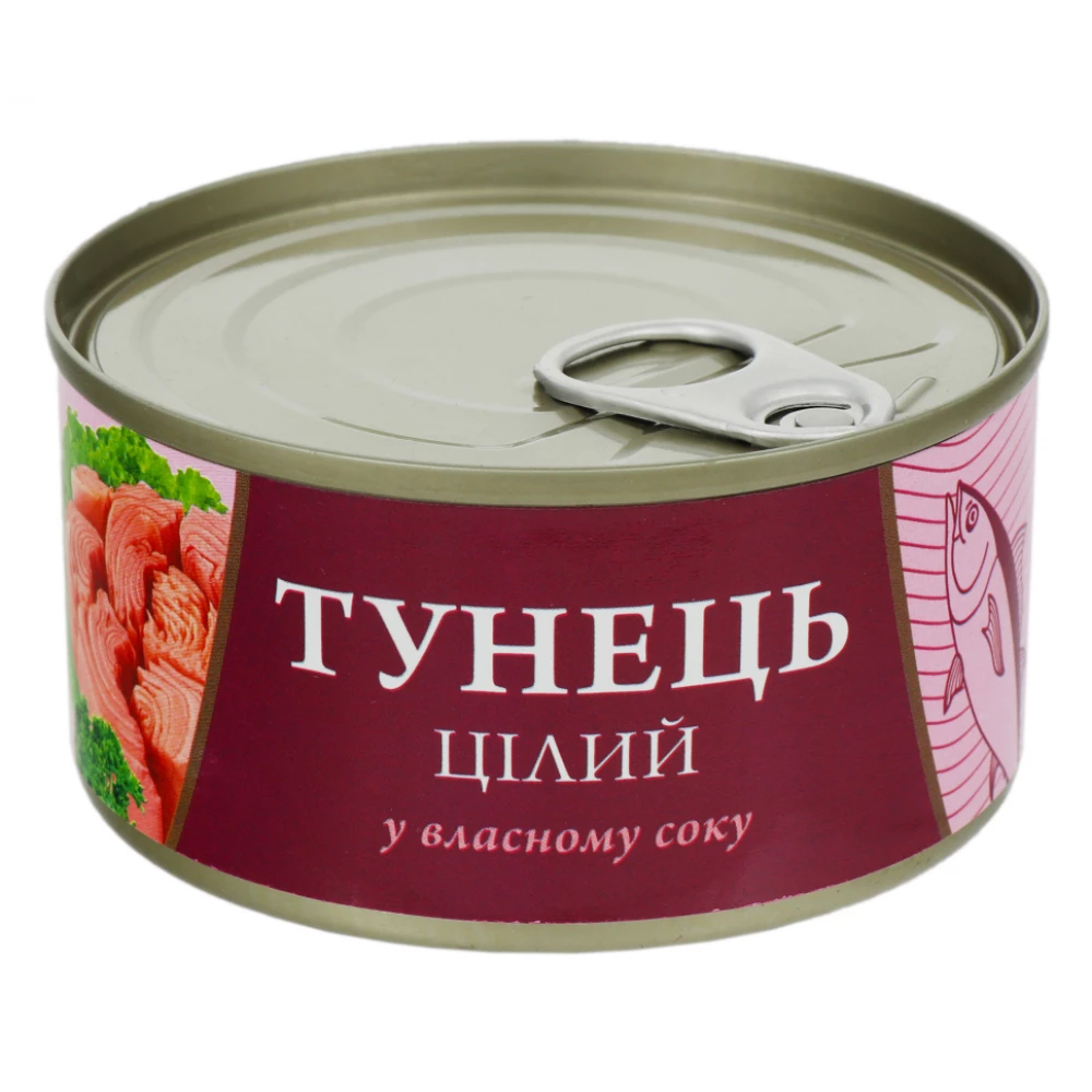 Тунець Fish Line у власному соку 160 г (4820104250509)