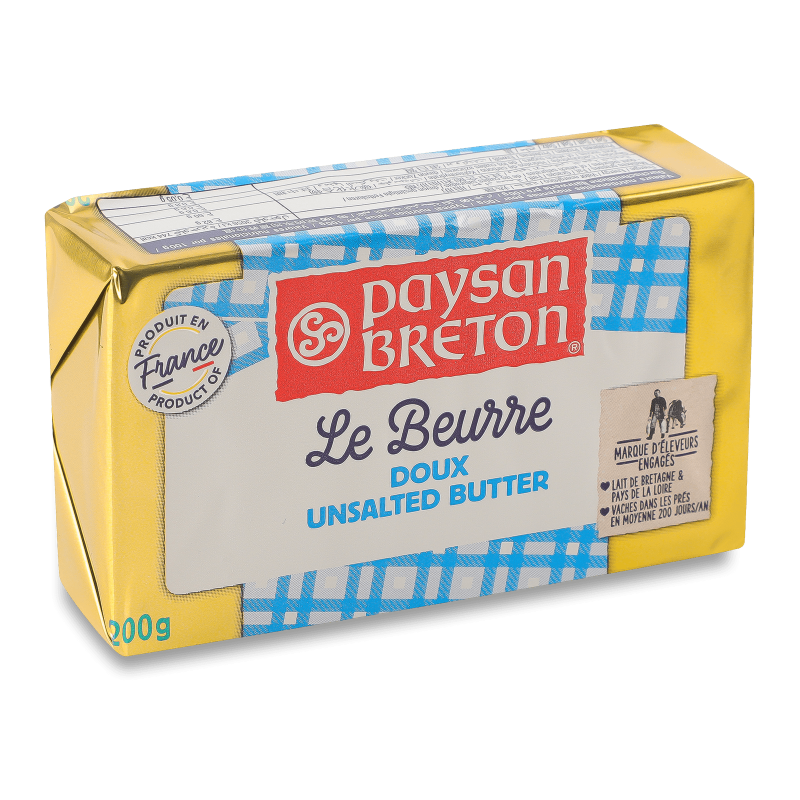 Масло вершкове Paysan Breton 82%, 200г