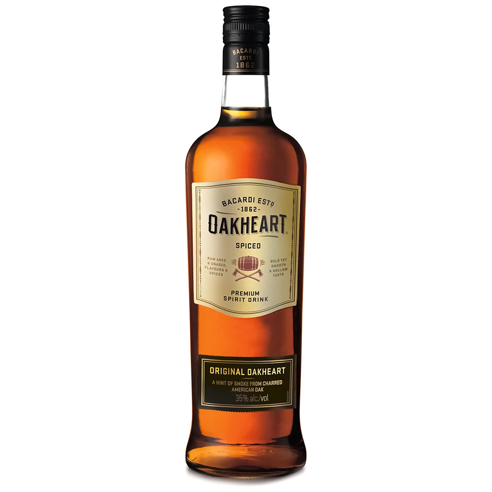 Ромовий напій Oakheart Original, 12 місяців витримки 35%, 1 л