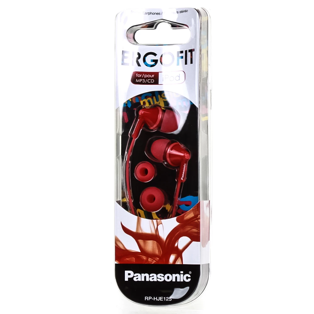 Навушники Panasonic RP-HJE125E-R (Red)