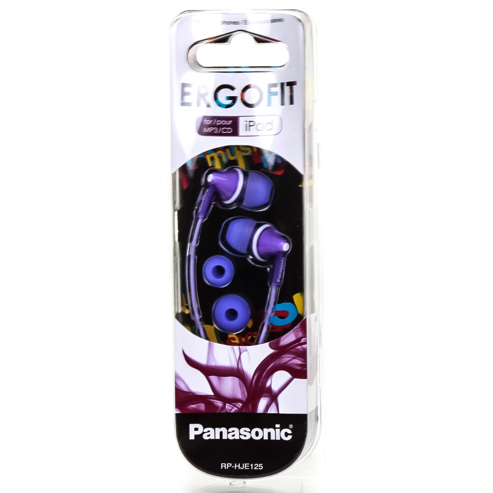 Навушники Panasonic RP-HJE125E-V violet