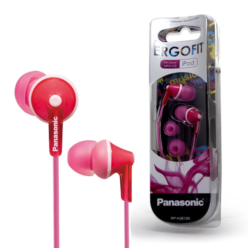 Навушники Panasonic RP-HJE125E-P pink