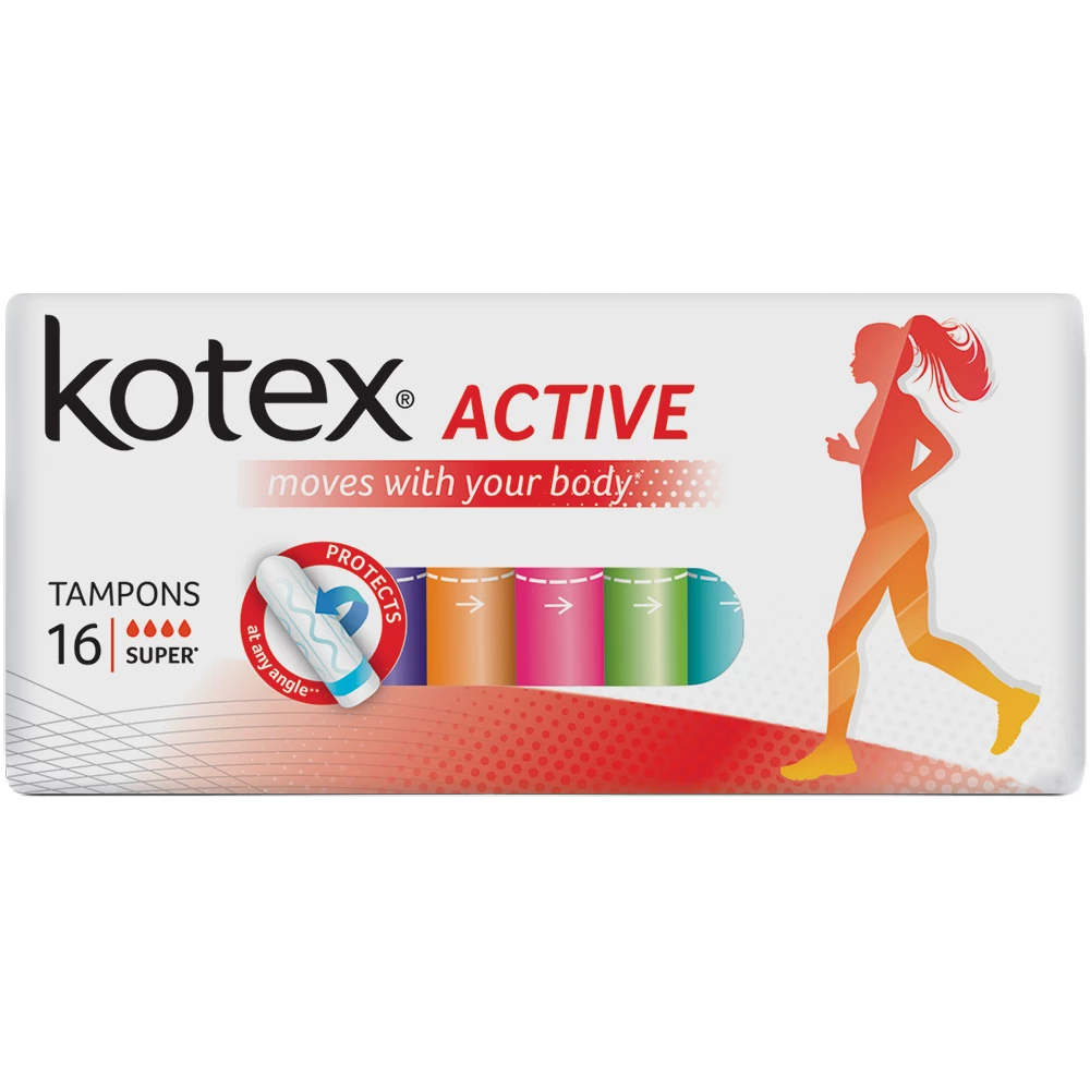 Тампони Кotex Active Super, 16 шт.