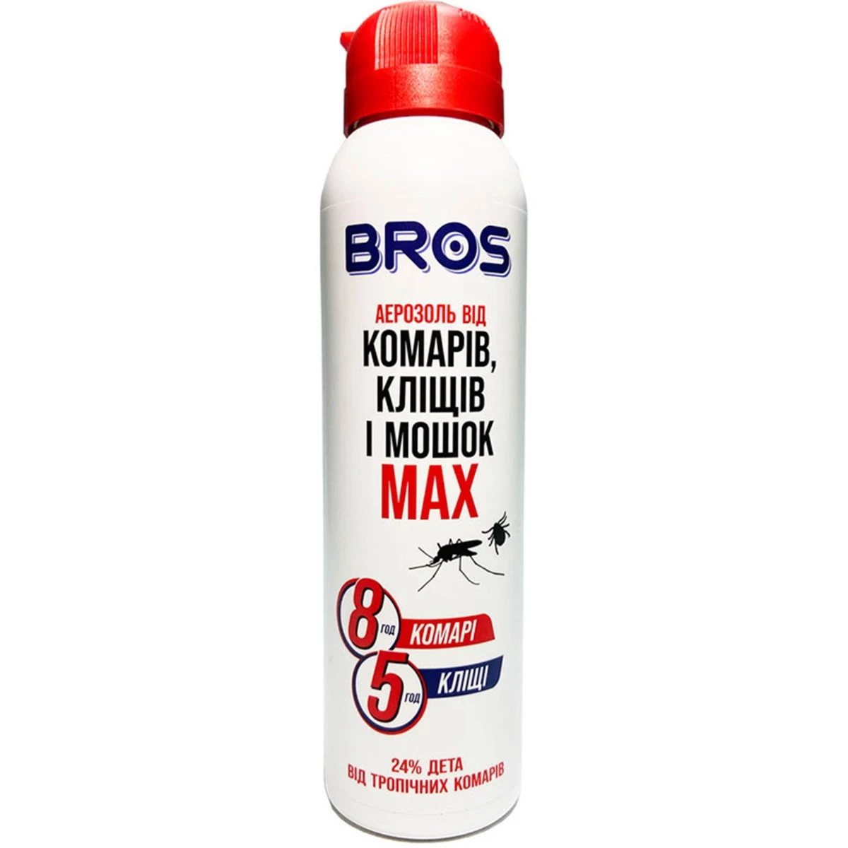 Аерозоль від комарів і кліщів Bros Мах, 90 мл