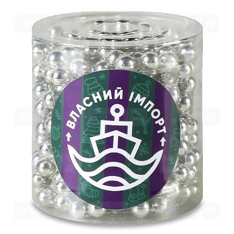 Прикраса намисто в тубі 6 мм x 2,7 м