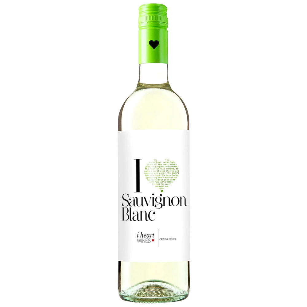 Вино I Heart Sauvignon Blan біле напівсухе 12%, 750 мл