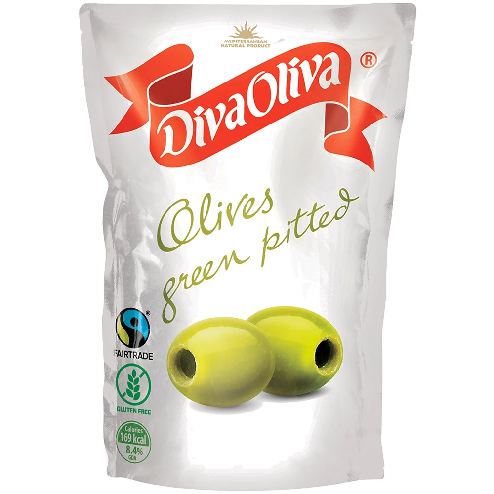 Оливки Diva Oliva без кісточки 200 мл (5060235651465)
