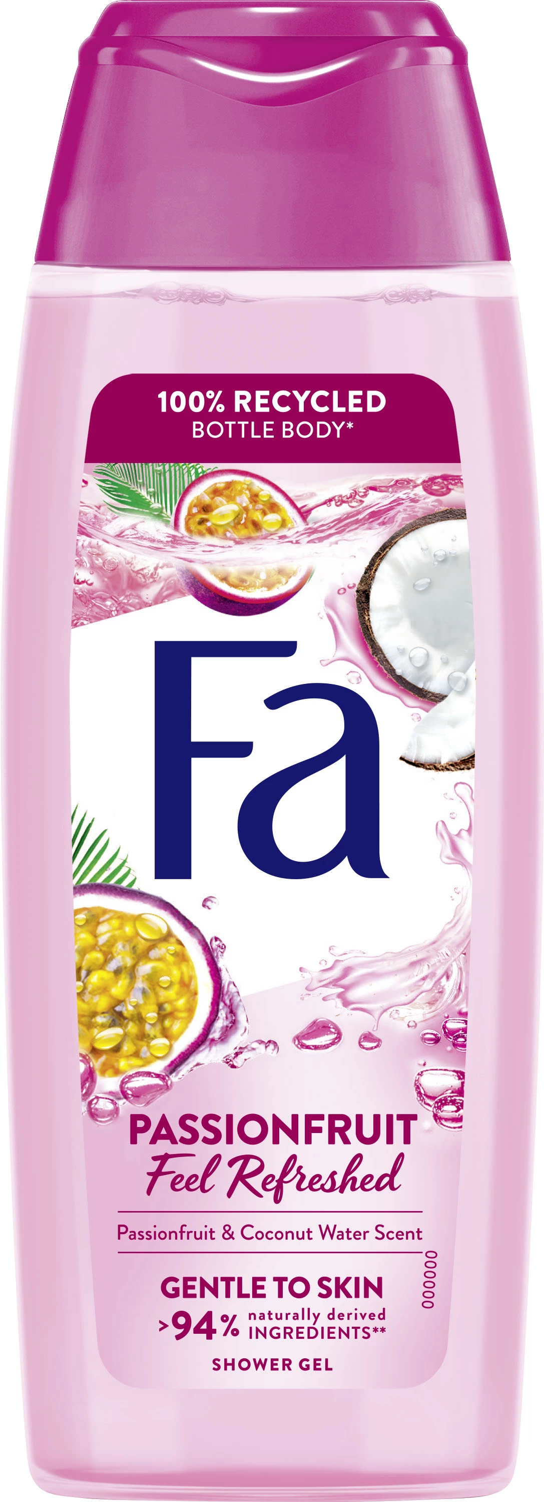 Гель для душу Fa Passion Fruit Feel Refreshed Маракуя та Кокосова водичка 250 мл (9000101726510)