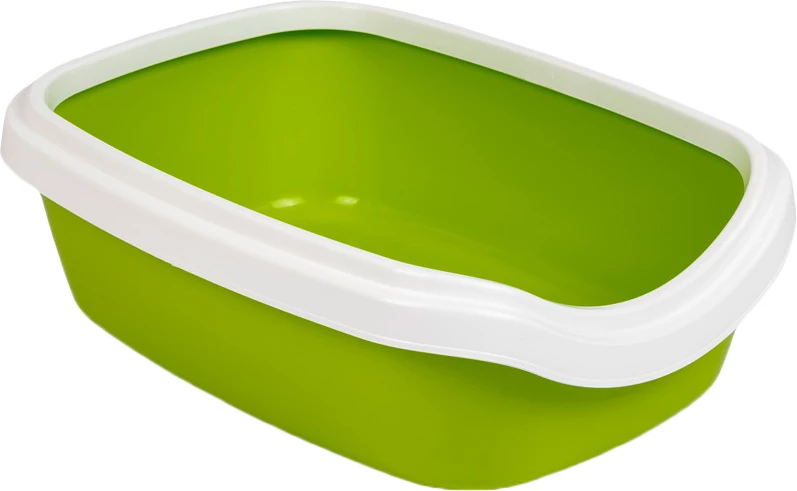 Туалет для котів Природа Comfort M Лайм 41х30х13 см (4823082417377)