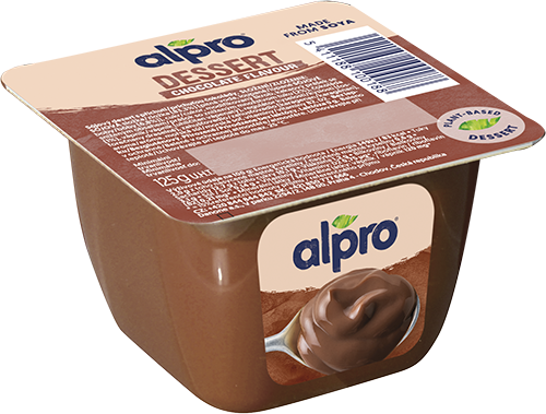 Десерт Alpro соєвий з шоколадним смаком, стакан