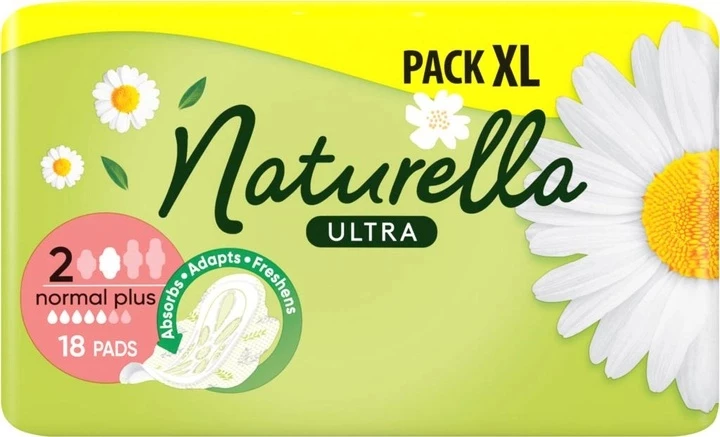 Гігієнічні прокладки Naturella Ultra Normal Plus (Розмір 2) 18 шт.