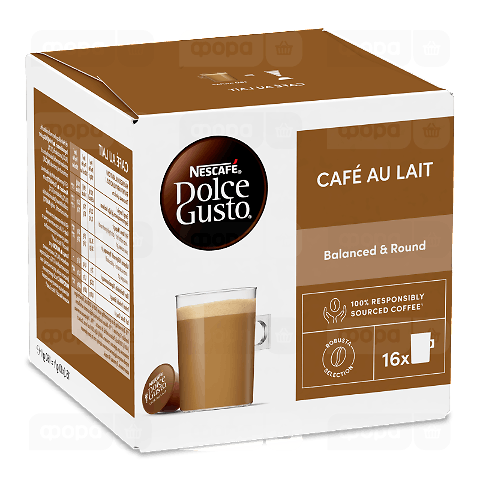 Кава Nescafe Dolce Gusto Cafe Au Lait 16 капсул