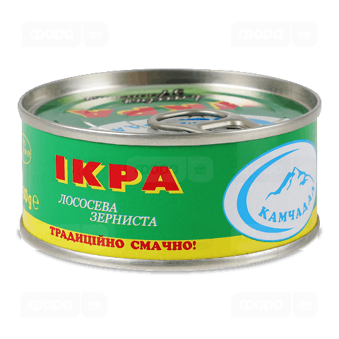Ікра лососева «Камчадал» зерниста з/б