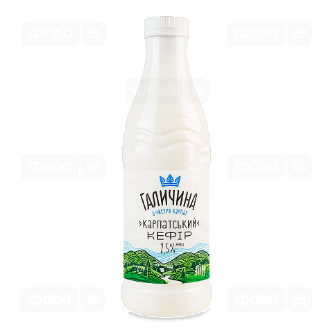 Кефір Галичина Карпатський 2,5%, пляшка