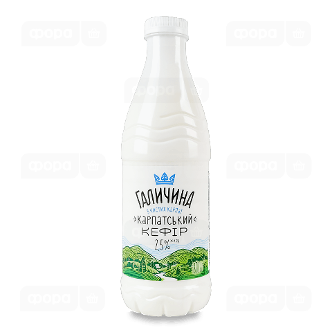 Кефір Галичина Карпатський 2,5%, пляшка