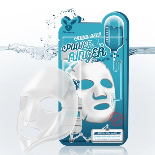 Маска зволожуюча для сухої шкіри Elizavecca Aqua Deep Power Ringer Mask, 23 мл