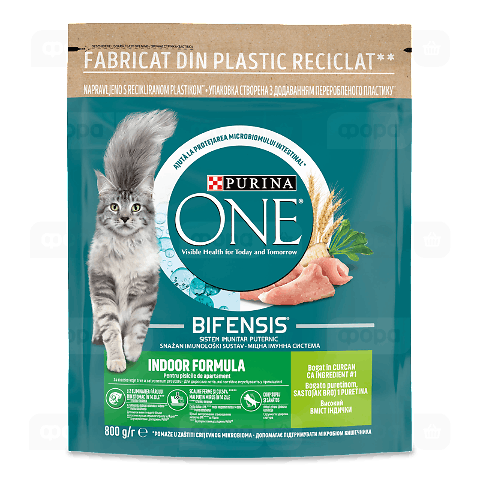 Корм для домашніх котів Purina One Bifensis Indoor