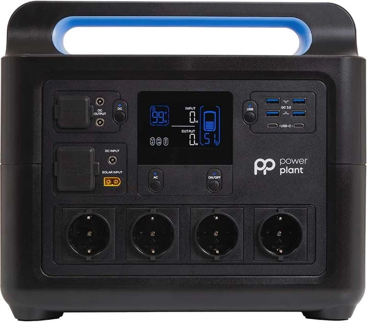 Зарядна станція PowerPlant HS1000 1228Wh 341111mAh 1500W (PB930845)