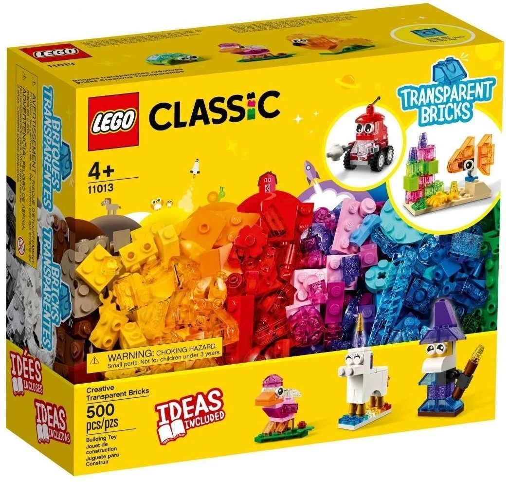 Конструктор LEGO Classic Прозорі кубики для творчості (11013)