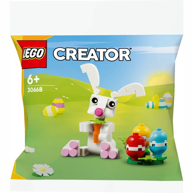 Конструктор LEGO Creator Великодній кролик із крашанками 68 деталей (30668)
