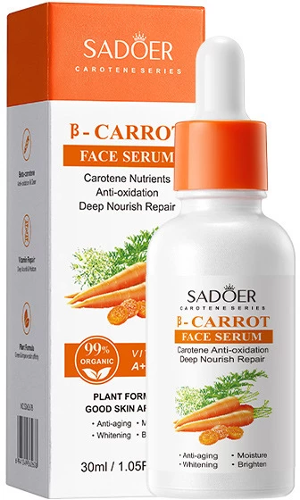 Есенція для обличчя Sadoer B Carrot Essence з екстрактом вітамінів моркви 30 мл (NO.SD62678)