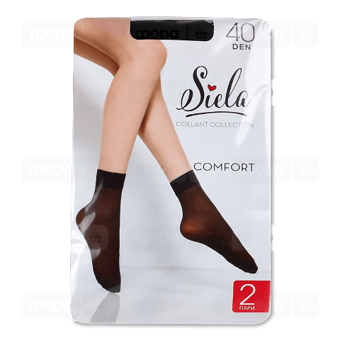 Шкарпетки жіночі Siela Comfort 40 den nero