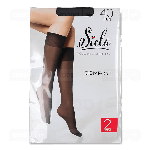 Гольфи жіночі Siela Comfort 40 den nero