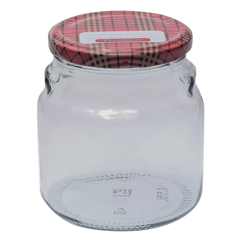 Банка скляна Everglass, з кришкою, 0,55 л