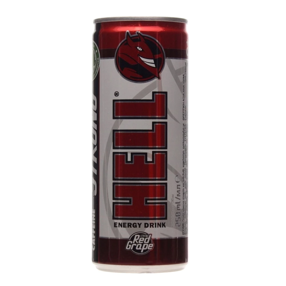 Напій енергетичний Hell Red Grape 250 мл (5999884034506)