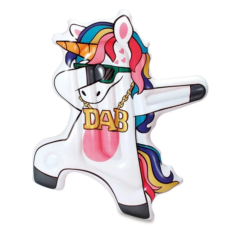 Матрац надувний Auchan Unicorn, ПВХ, 151x127x22 см (4894906000242)
