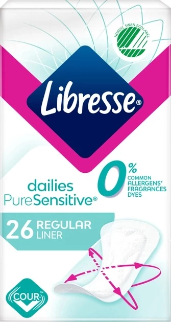 Щоденні прокладки Libresse Dailies Pure Sensitive 26 шт.